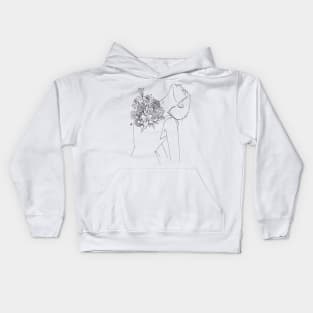 let me bloom Kids Hoodie